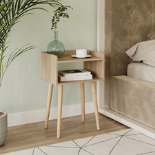 Modern bedside table storage - modern,