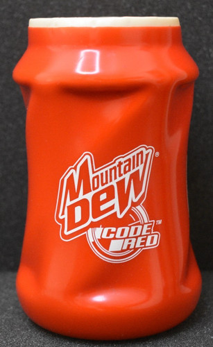 Mountain dew code red - mountain, koozie