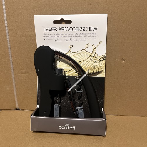 Barcraft lever arm corkscrew - barcraft,