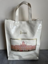 Vintage harrods cream store - cream,