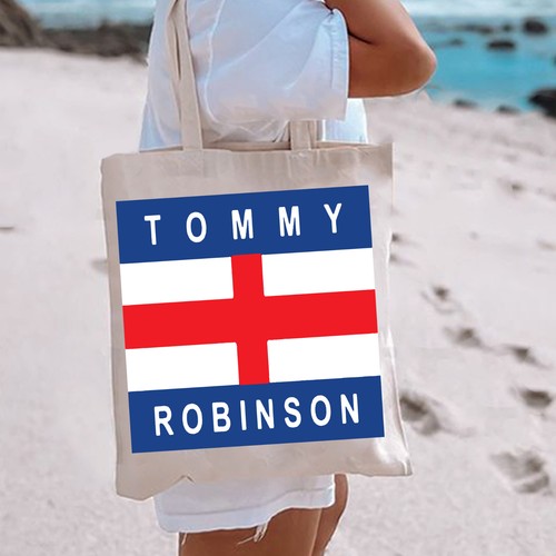 Tommy flag reusable tote - reusable,
