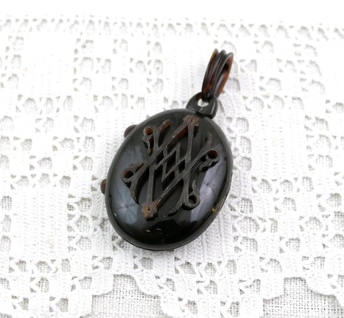 Antique mourning jewelry locke - mourning,