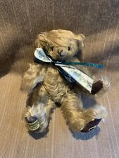 HTF 9"Merrythought bear making wishes come true wishbone long mohair Jointed