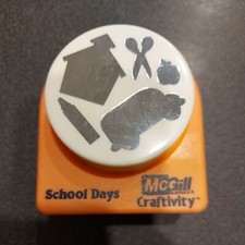 McGill Craftivity Craft School Days  Punch Confetti Cut Paper Card Die Cut