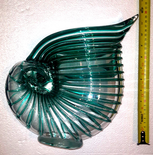 Vintage murano vase nautilus - ,