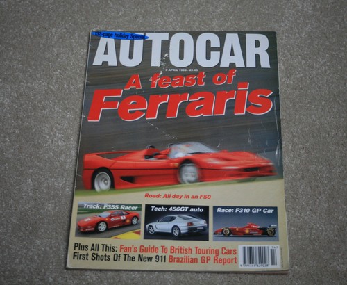 Autocar magazine april 1996 - magazine,