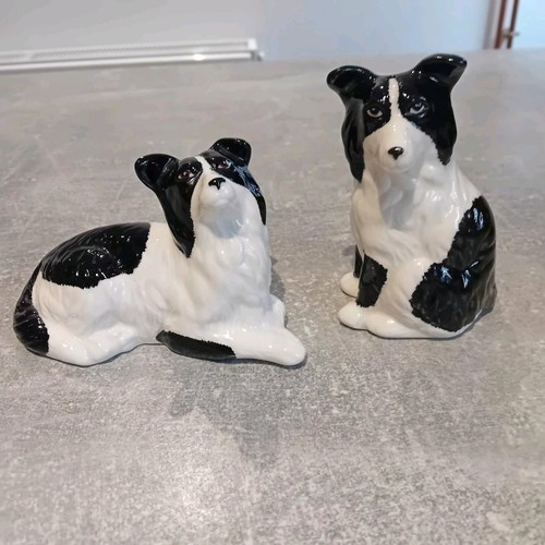 Vintage border collie ceramic - border,
