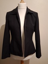 Black Berkertex zip up suit