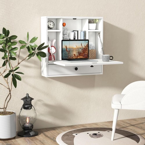 Wall mounted computer desk - wall,