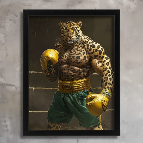 Anthropomorphic jaguar boxer - anthropomorphic,