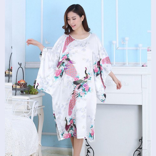 Women nightdress ice silk plus - women,