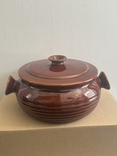 Very Rare Vintage Retro 70S Denmead Pottery FR 8 Soup Serving Casserole Dish 