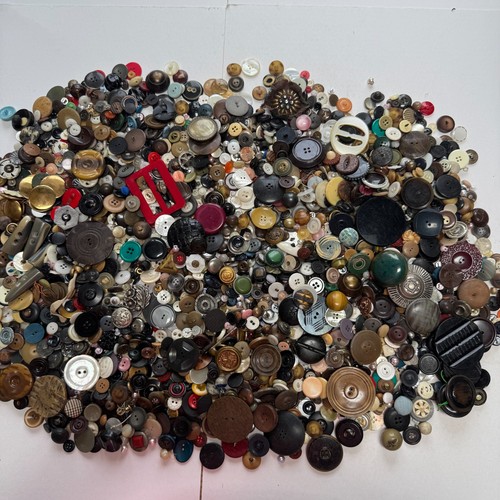Vtg antique button lot lbs - button,