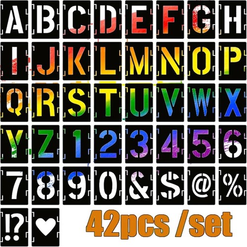 5inch letter stencils - letter,
