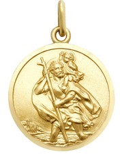 9CT GOLD SAINT CHRISTOPHER