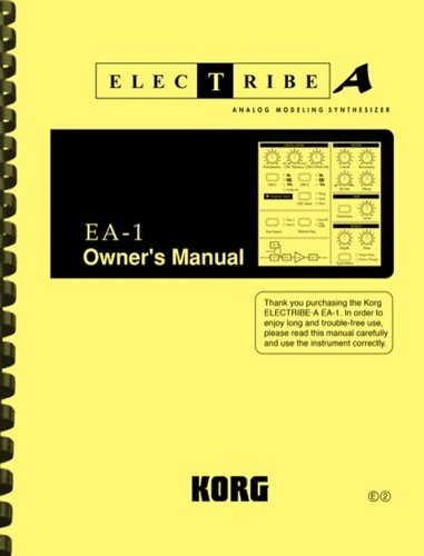 Korg electribe 1 - electribe, ea-1