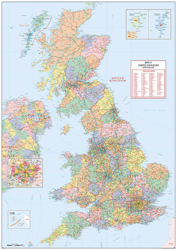 Postcode areas with - postcode,
