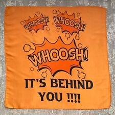 Sheffield Steelers wave flag - Whoosh it’s behind you - Orange Pastel.