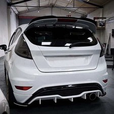 For 2008-2017 Ford Fiesta Mk7 Mk7.5 ST Zetec S Rear Spoiler Lip Wing Gloss Black