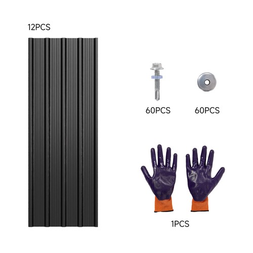 12x metal galvanized roof - metal,