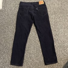 Levi’s Corduroy Trousers Navy Slim Tapered Leg Fit As 32W x 28L *Modified*