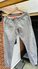 SUPERDRY MEN JOGGERS GREY XL SLIM FIT