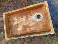 Antique Stoneware Shallow Sink