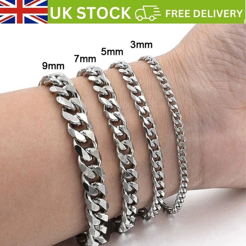 Mens silver bracelet 23cm - silver, 18-23cm