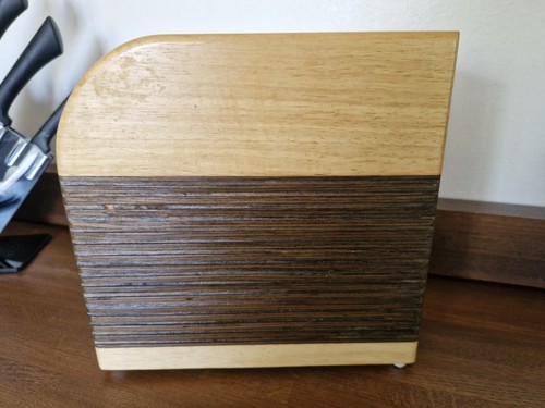 Viners oak knife block - oak,