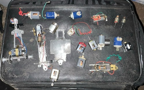 Huge vintage slot car parts - huge,