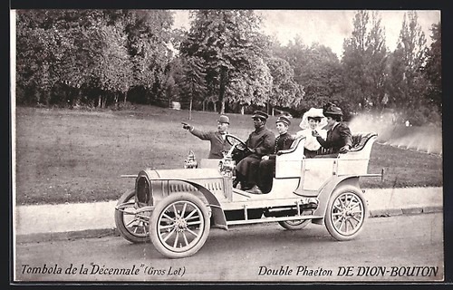 Postcard auto dion - auto,