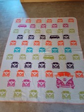 Pad Concept VW transporter Colourful Throw 180cm X 150cm.