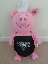 percy pig large soft toy 22 inch cooking with the stars marks & spencer m&s