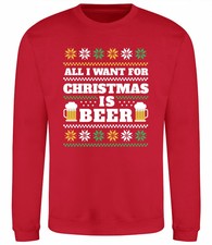 Ugly christmas beer sweatshirt - ugly,