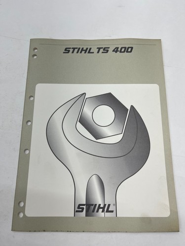 Stihl 400 repair manual - ts,