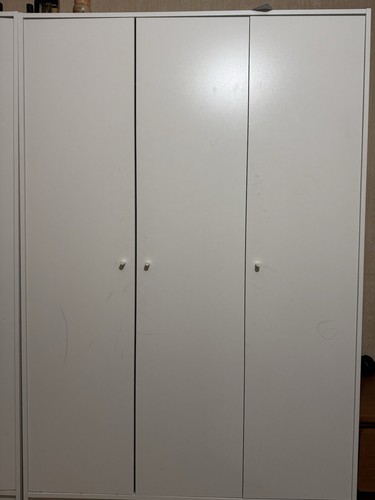 Ikea door white wardrobe - ikea, 3-door