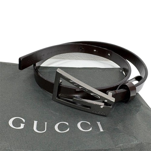 Gucci leather ladies belt - gucci,