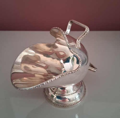 Silver plate sugar scuttle - plate, (no