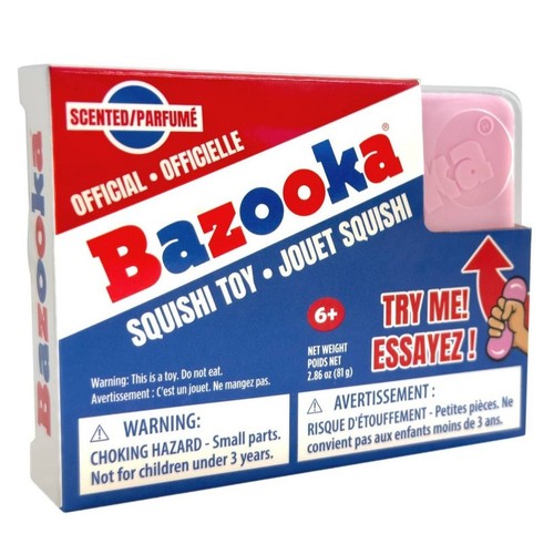Bazooka gum squishy toy - bazooka,