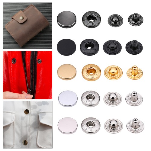 Metal press studs - metal,