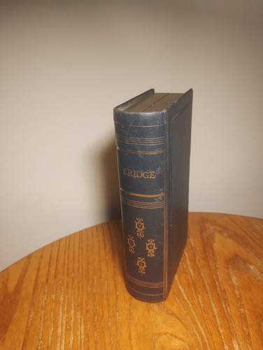 Vintage faux leather - book, box