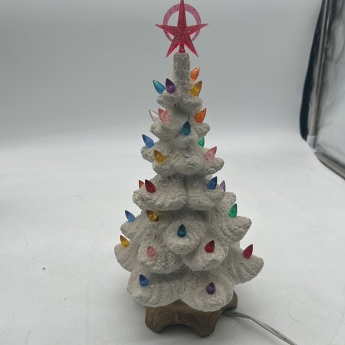 Vintage ceramic christmas tree - vintage,