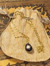 Deep Blue Enamel Egg With