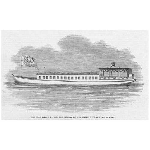 Boat for the passage queen - passage, of