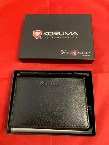 Koruma leather card holder for - card,