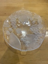 Soga Frosted Glass Fruit Bowl