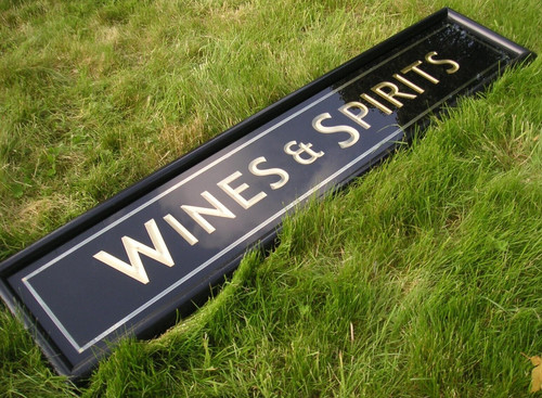 Vintage wines spirits gold - wines,