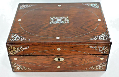 Antique rosewood and mother - rosewood,