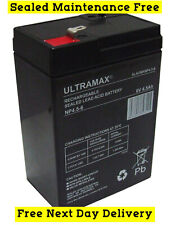 6V 4.5AH AGM ULTRAMAX BATTERY CLASSIC MOTORCYCLE - BSA TRIUMPH NORTON