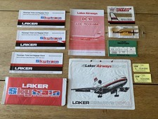 Laker Skytrain 1981 Memorabilia- Tickets, Boarding Passes, audio list & more